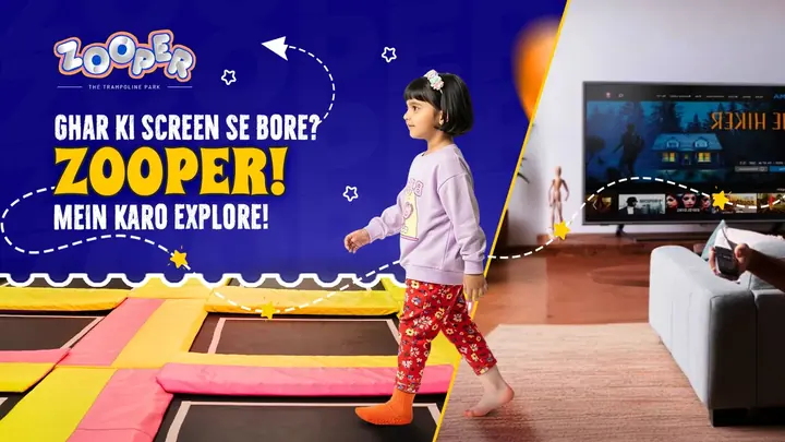 Zooper India Trampoline Park poster
